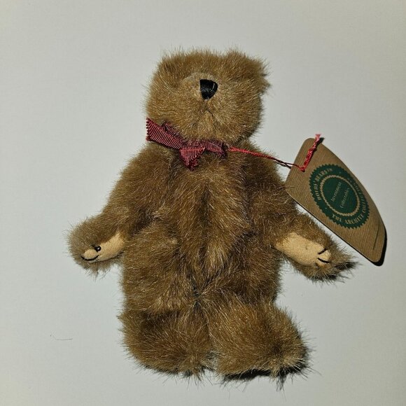 Boyds Bear Archive Collection Plush Small 6" Brown Teddy Jointed #1364 - Picture 2 of 6